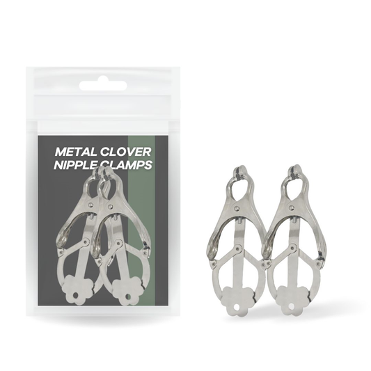 Metal Clover Nipple Clamps - Just for you desires