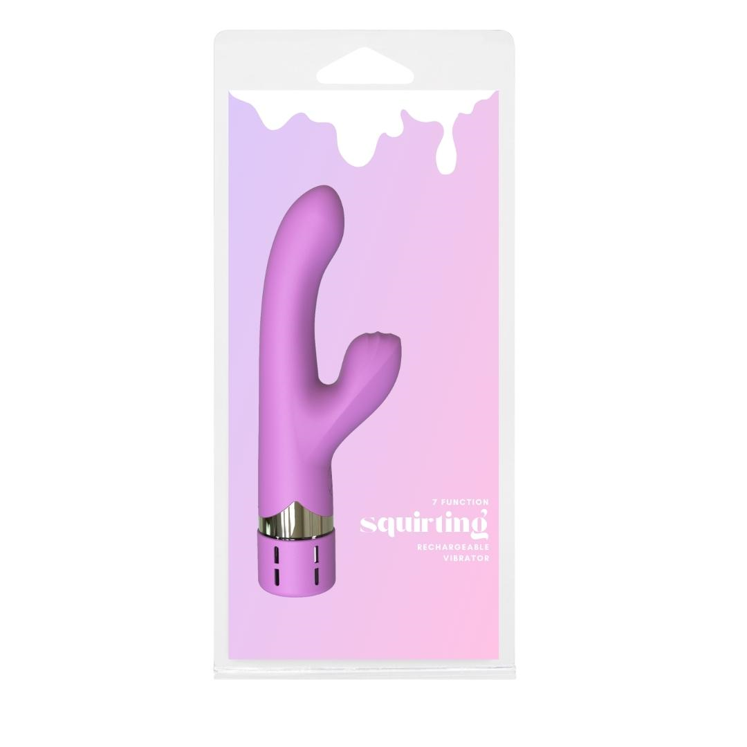 Squirting Vibrator Pink - Just for you desires