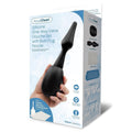 AquaClean Silicone 1-Way Valve Douche Set with Butt Plug Nozzle - 150 ml Capacity with Free Travel Douche Included - Just for you desires