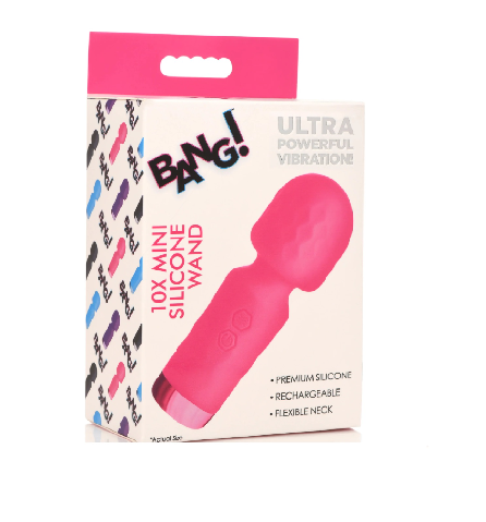 Bang! 10 X Mini Silicone Wand Pink