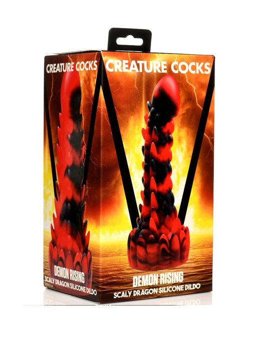 Creature Cocks Demon Rising Scaly Dragon Silicone Dildo - Just for you desires