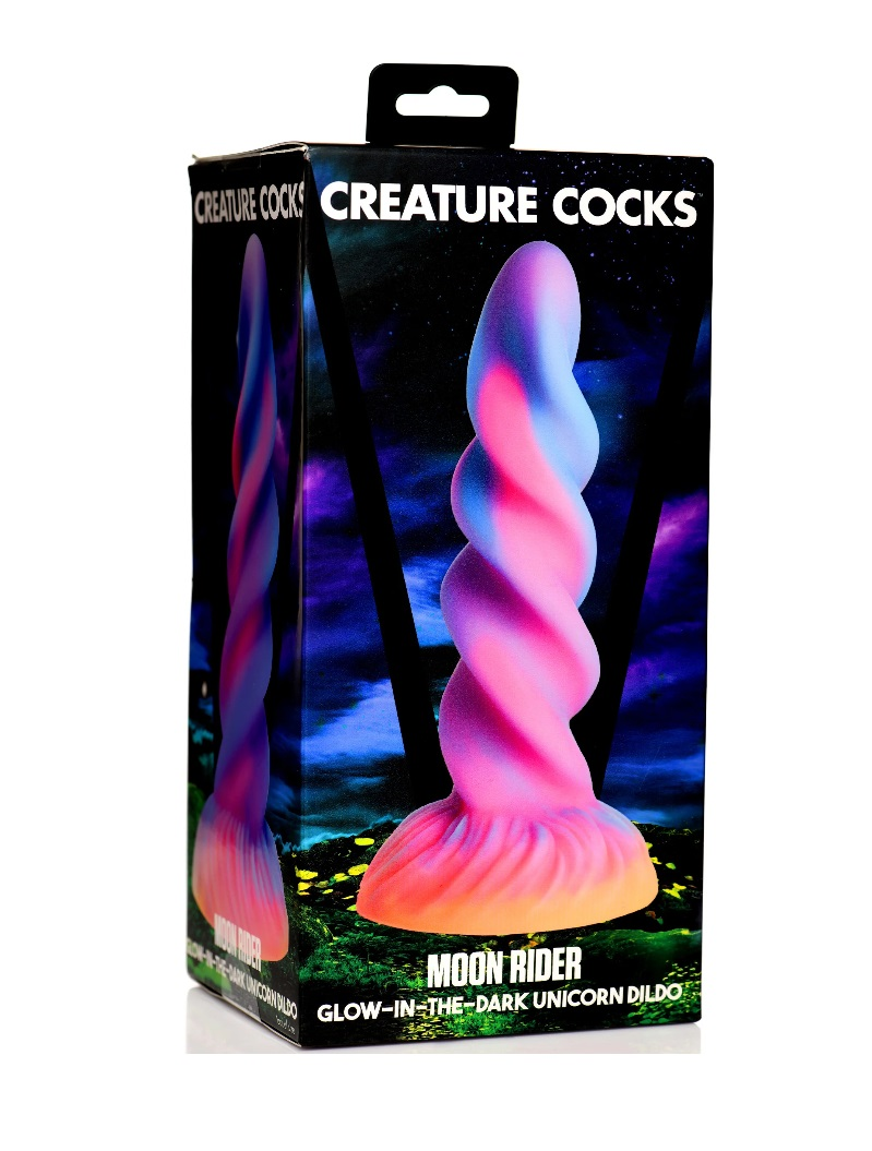 Creature Cocks Moon Rider Glow In The Dark Unicorn Dildo - Just for you desires