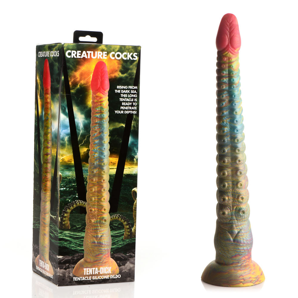 Creature Cocks Tenta-Dick - Multi-Coloured 32 cm Tentacle Fantasy Dildo - Just for you desires