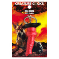 Creature Cocks Hell-Hound Keychain - Novelty Fantasy Dildo Keyring - Just for you desires