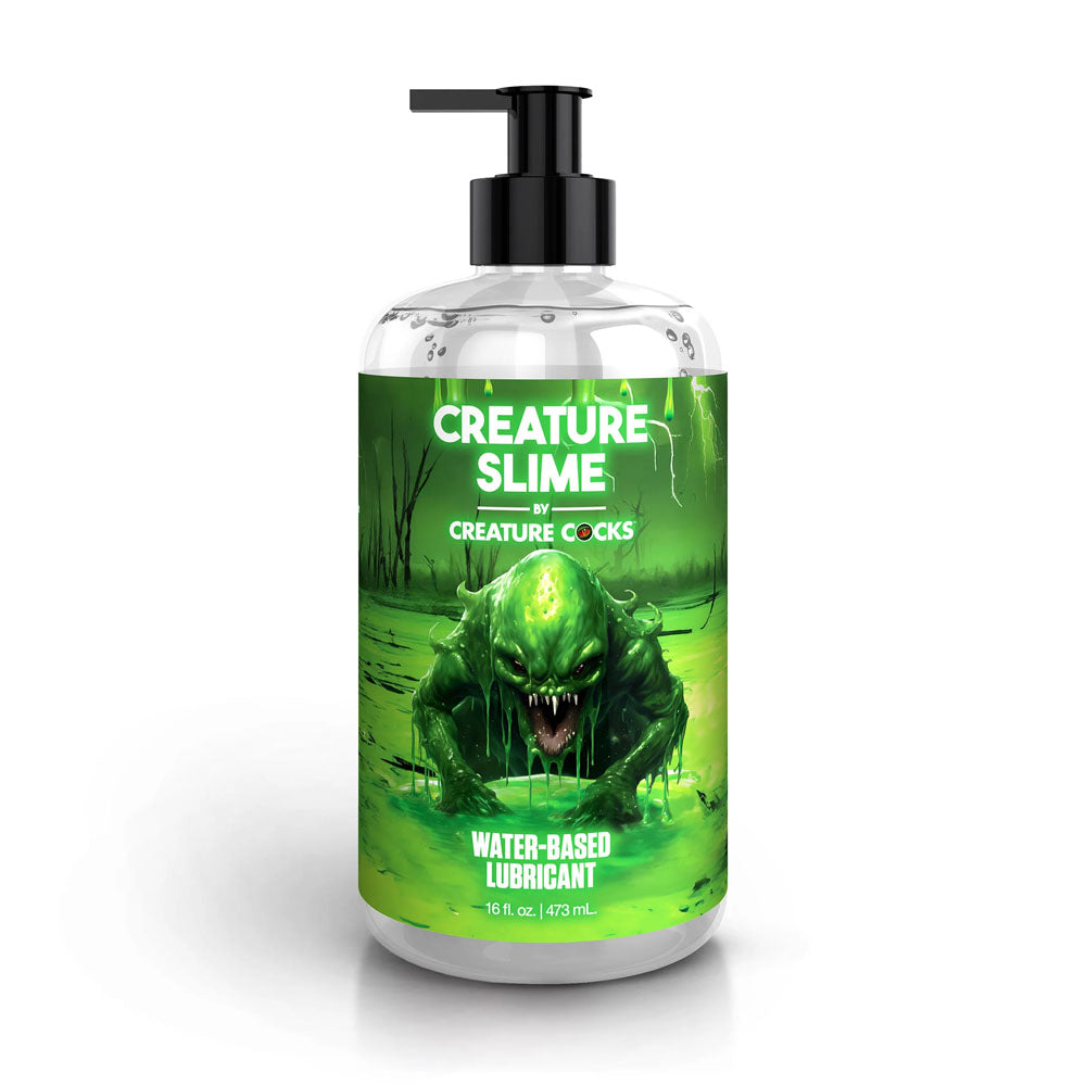 Creature Cocks Water-Based Lubricant - 473 ml - Water Based Lubricant - 473 ml Pump Bottle - Just for you desires