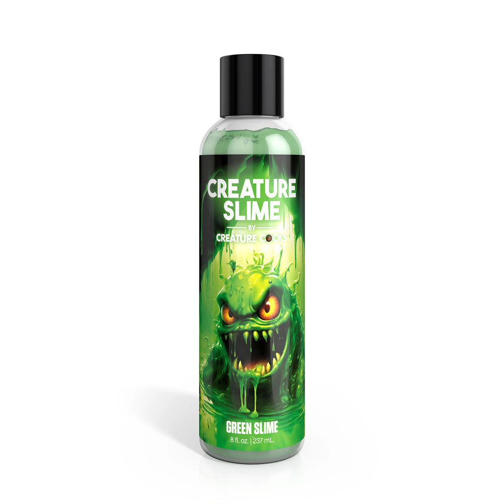 Creature Slime by Creature Cocks - Green Slime - Green Water Based Lubricant - 237 ml Bottle - Just for you desires