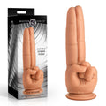 Master Series The Pleaser -  23.6 cm Double Finger Dildo - Just for you desires