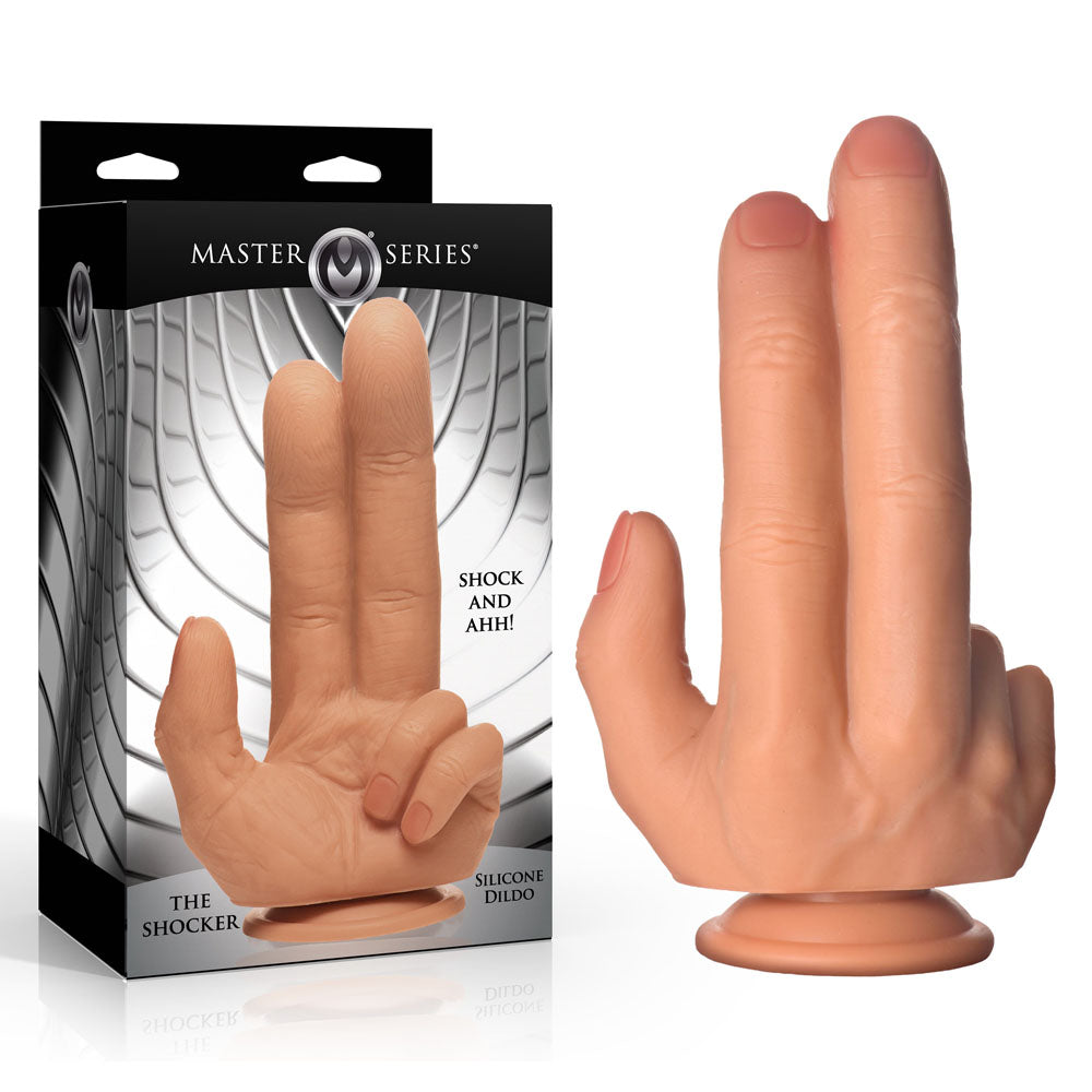 Master Series The Shocker -  20.8 cm Finger Dildo - Just for you desires