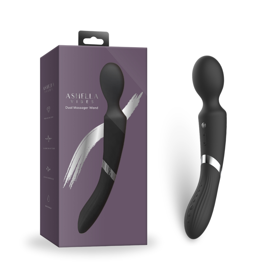 Ashella Vibes Dual Massager Wand - Just for you desires