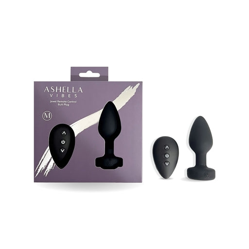 Ashella Vibes Jewel Remote Control Butt Plug Medium - Just for you desires