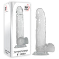 Adam & Eve Crystal Clear 8'' Dildo - Clear 20.3 cm (8'') Dong - Just for you desires