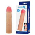 Party Up PHILIP 3 Inch Extender Sleeve - Flesh 3 Inch Penis Extender Sleeve - Just for you desires