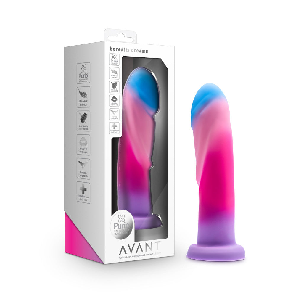Avant - Borealis Dreams - Cotton Candy Coloured 19.7 cm Dildo - Just for you desires