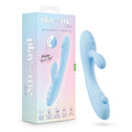 Play With Me - Moondust Magic - Blue 20.3 cm USB Rechargeable Rabbit Vibrator - Just for you desires