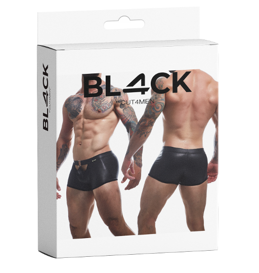 Cut For Men Peekaboo Mini Pants Large Black - Just for you desires