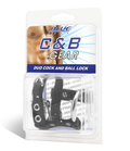 Blue Line Duo Cock And Ball Lock - Just for you desires
