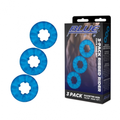 3 Pack Ribbed Rider Cock Ring Set - Just for you desires