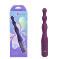 Maia DANI - Purple 17.8 cm USB Rechargeable Beaded Vibrator - Just for you desires
