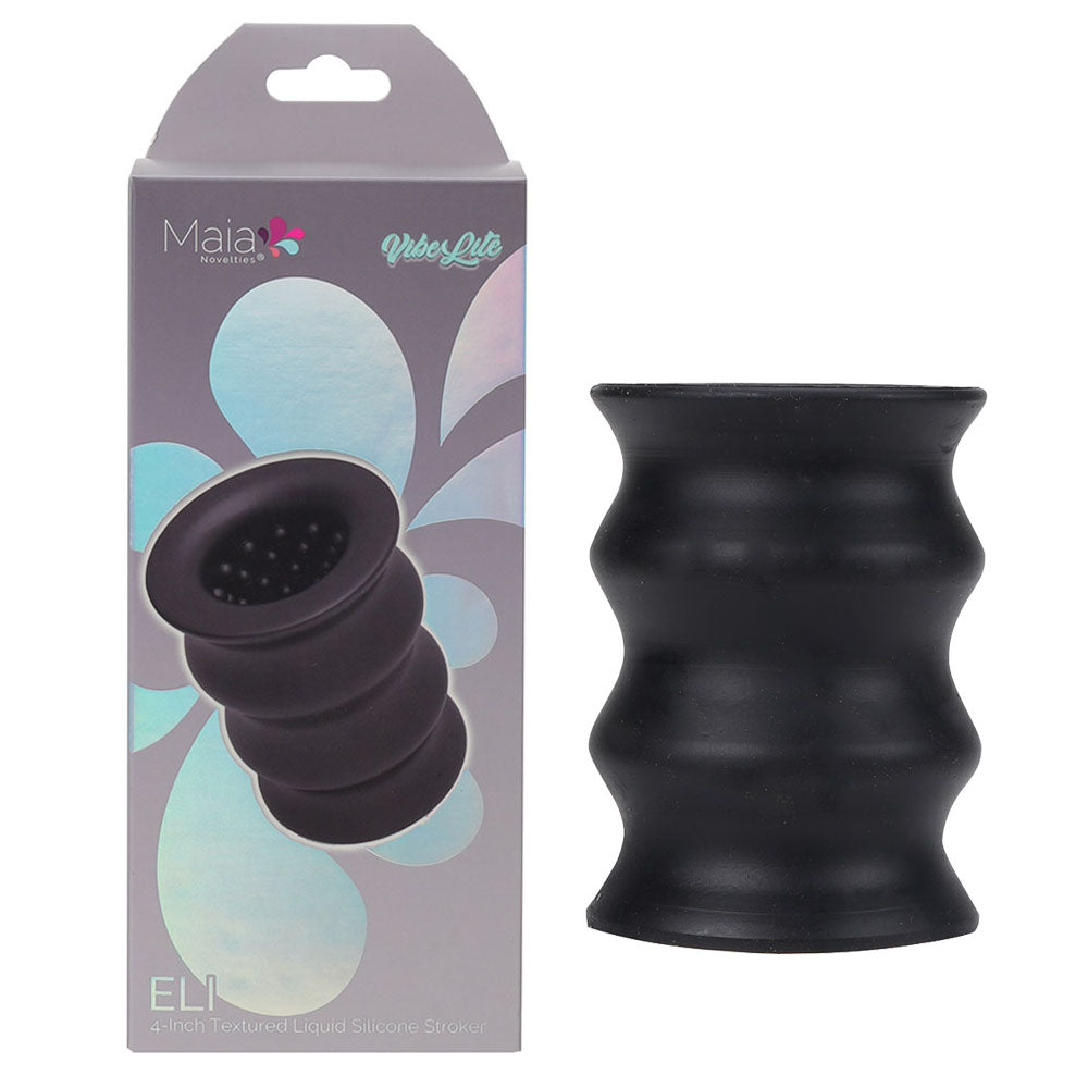 Maia ELI - Black 10 cm Stroker Sleeve - Just for you desires