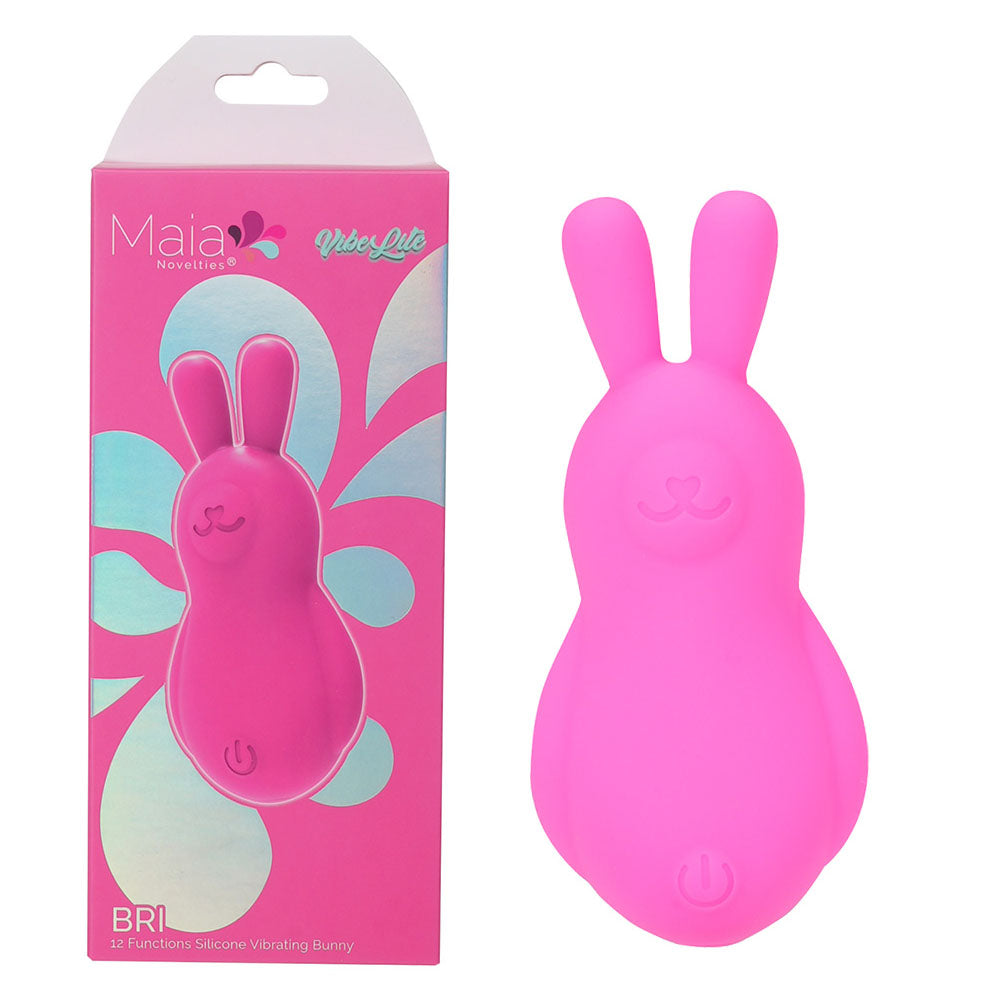 Maia BRI - Pink - Pink 9 cm USB Rechargeable Vibrating Bunny Bullet