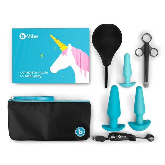 B Vibe Anal Education Set Blue - Just for you desires