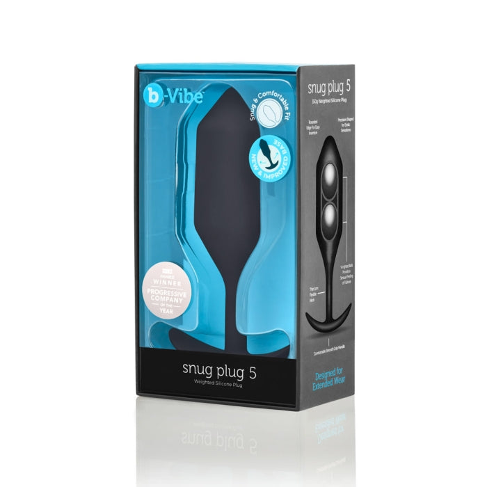 B Vibe Snug Plug 5 Black - Just for you desires