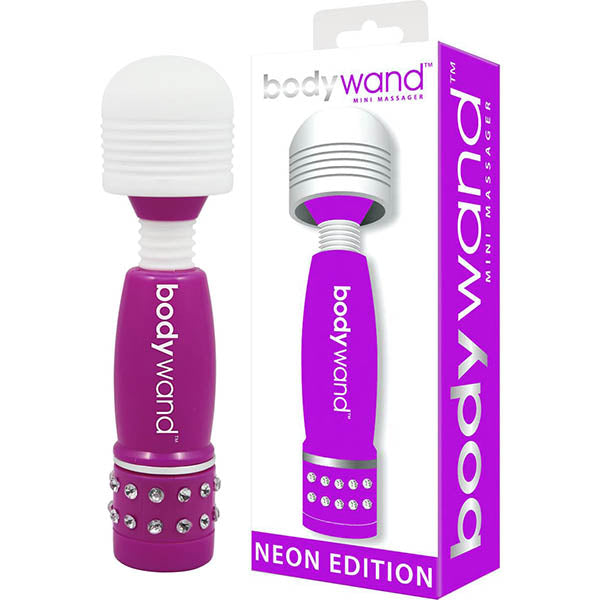 Bodywand Mini Massager Neon Edition - Neon Purple Mini Massage Wand - Just for you desires