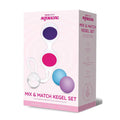 Bodywand Squeeze Mix & Match Kegel Set - Coloured Weighted Kegel Balls Set - Just for you desires