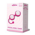Bodywand Squeeze Crystal Kegel Toner - Glass Weighted Kegel Balls Set - Just for you desires