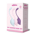 Bodywand Squeeze 3pc Teardrop Kegel Set - Weighted Kegel Set - 3 Piece Kit - Just for you desires