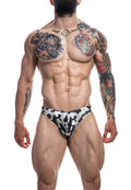 Cut For Men Low Rise Bikini Brief Stained Camo Xl - Just for you desires