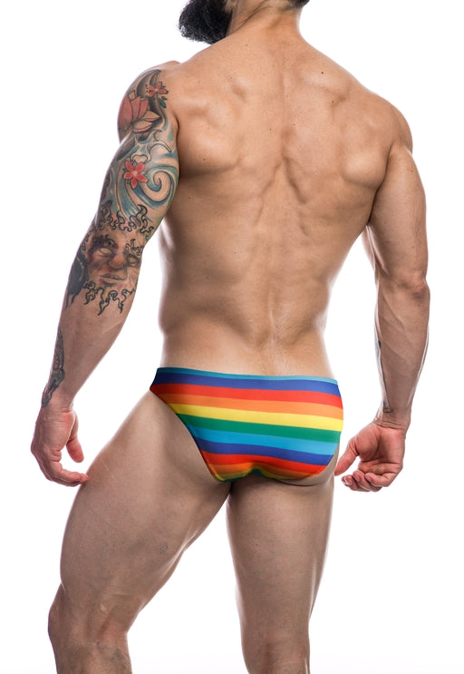 Cut For Men Low Rise Bikini Brief Rainbow Xl - Just for you desires