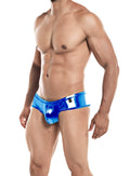 Cut For Men High Cut Cheeky Brief Blue Large - Just for you desires