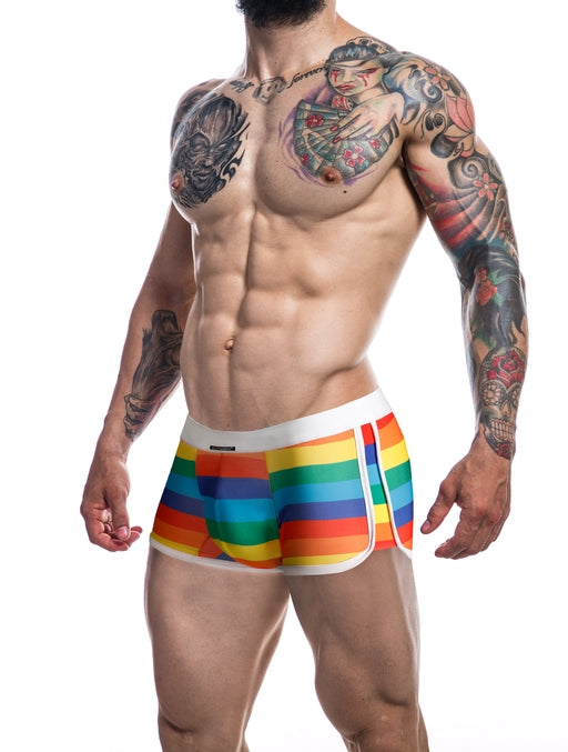 Cut For Men Athletic Trunk Rainbow L - Just for you desires
