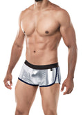 Cut For Men Athletic Trunk Silver Large - Just for you desires