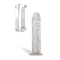 Adam & Eve Crystal Clear 8'' Dong - Clear 20.3 cm Dong - Just for you desires