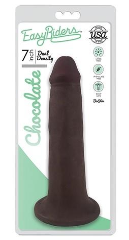 Easy Riders 7"" Slim Bioskin Dong Chocolate - Just for you desires