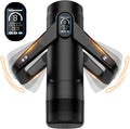 CyberSkin The Wing - Black USB Rechargeable Thrusting & Massaging Auto Masturbator with Heater - Just for you desires