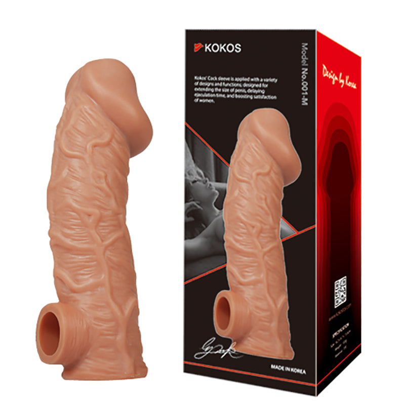 Kokos Cock Sleeve 001 - Flesh Penis Extension Sleeve - Large Size - Just for you desires
