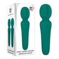 Adam & Eve Petite Private Pleasure Wand - Green 14.8 cm USB Rechargeable Massager Wand - Just for you desires
