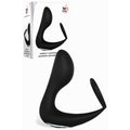 Adam & Eve Adam's Rechargeable Prostate Pleaser & C-Ring - Black USB Rechargeable Anal Plug with Cock Ring - Just for you desires