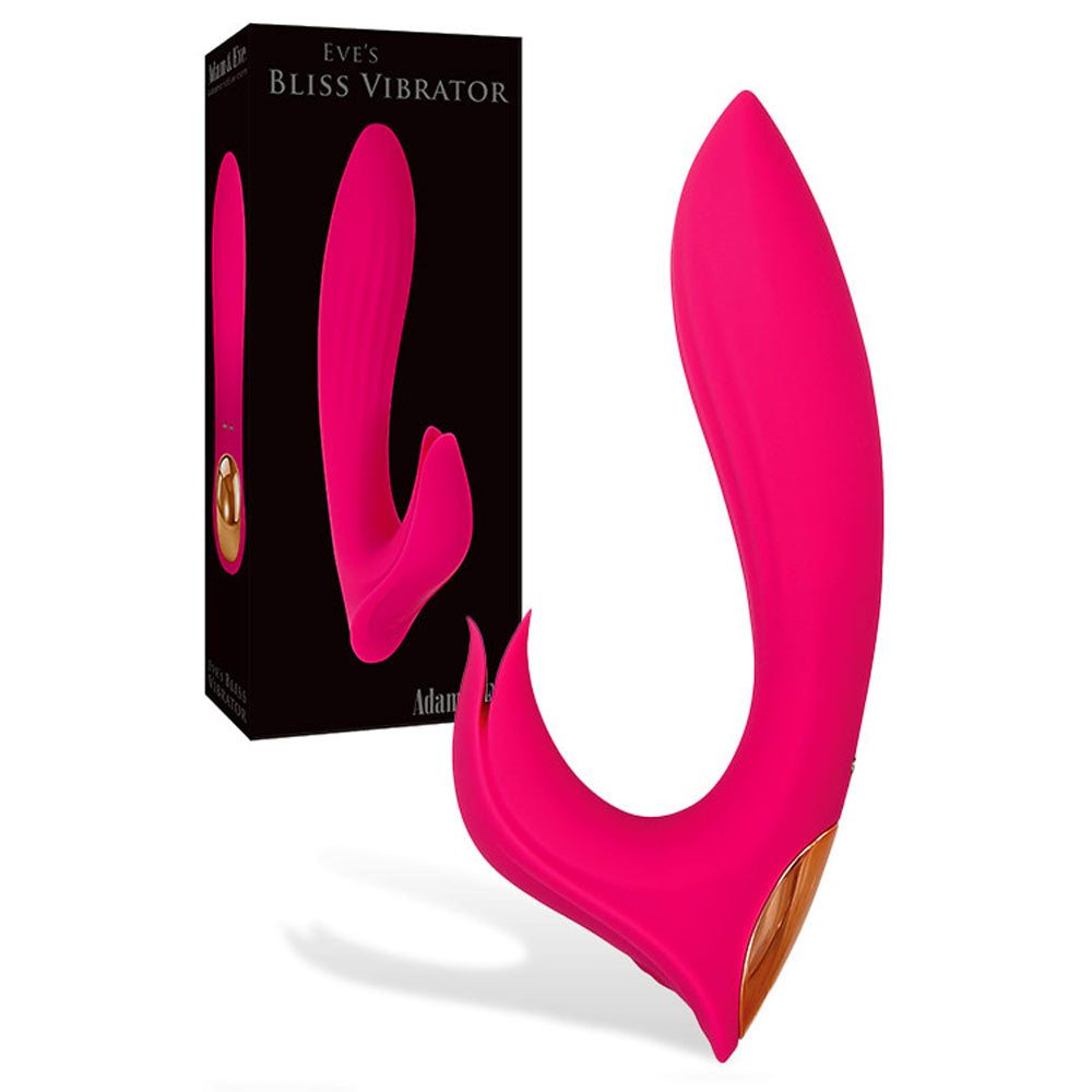 Adam & Eve EVES BLISS VIBRATOR -  17.8 cm USB Rechargeable Rabbit Vibrator - Just for you desires