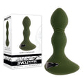 Evolved LIEUTENANT - Green 12.2 cm USB Rechargeable Vibrating Butt Plug - Just for you desires