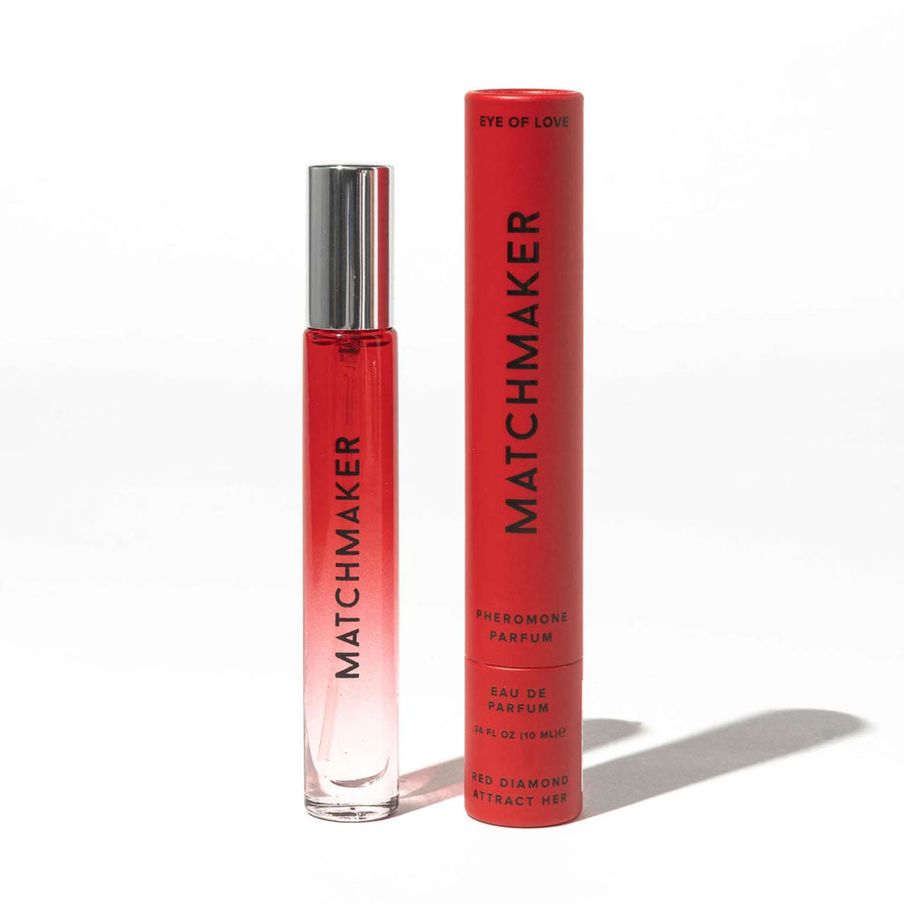 Eye of Love Matchmaker Red Diamond LGTBQ - 10 ml - Pheromone Parfum for Women to attract Women - 10 ml Spray - Just for you desires