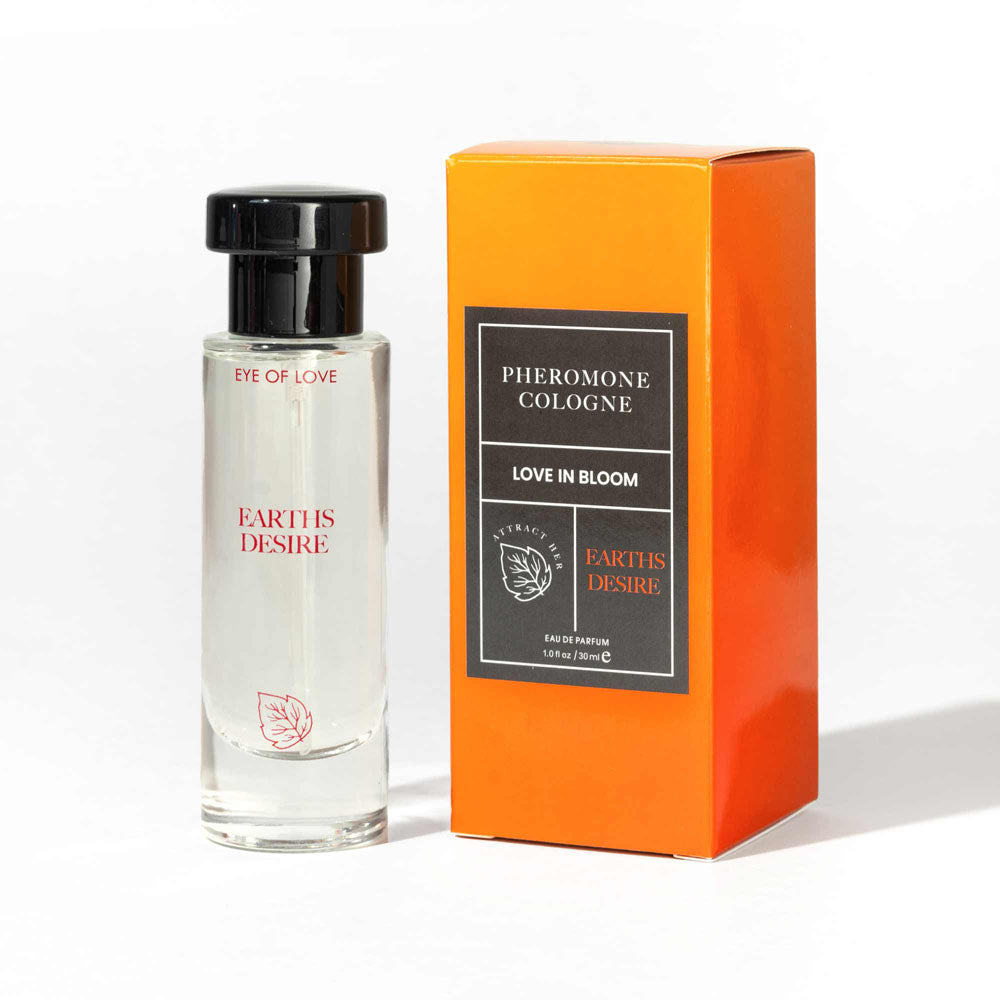 Eye Of Love Love In Bloom Earths Desire Pheromone Cologne - 30ml - Cypress & Bergamot Scented Pheromone Cologne for Men to attract Women - 30 ml Spray - Just for you desires