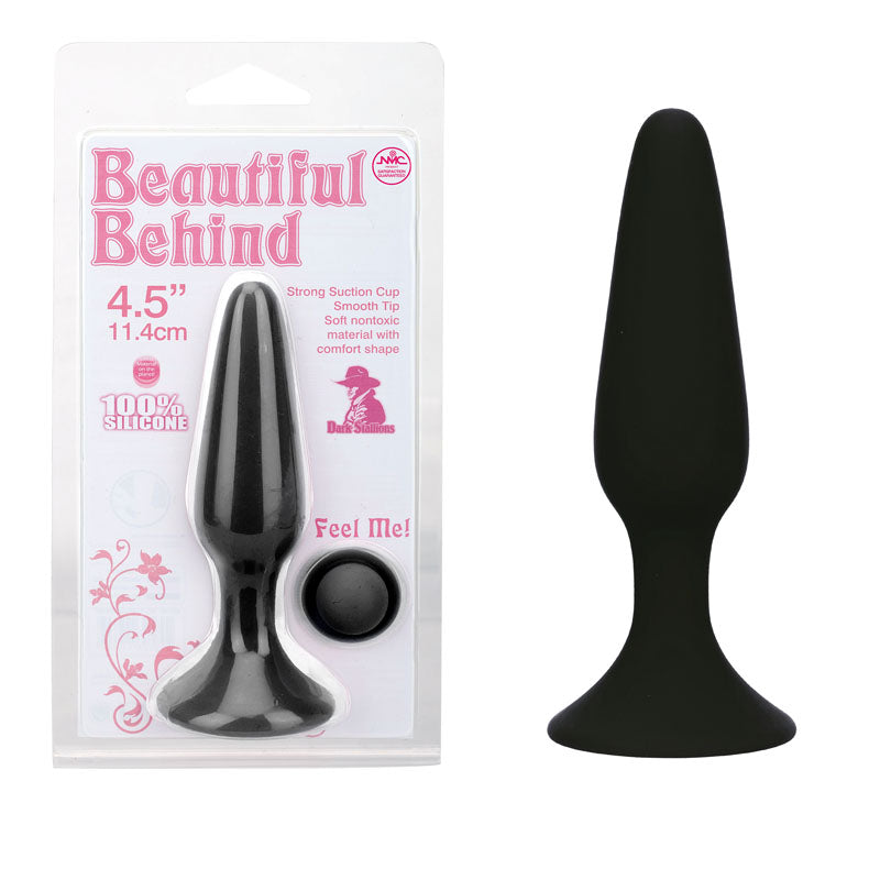 Beautiful Behind - Black 11.5 cm Butt Plug - Just for you desires