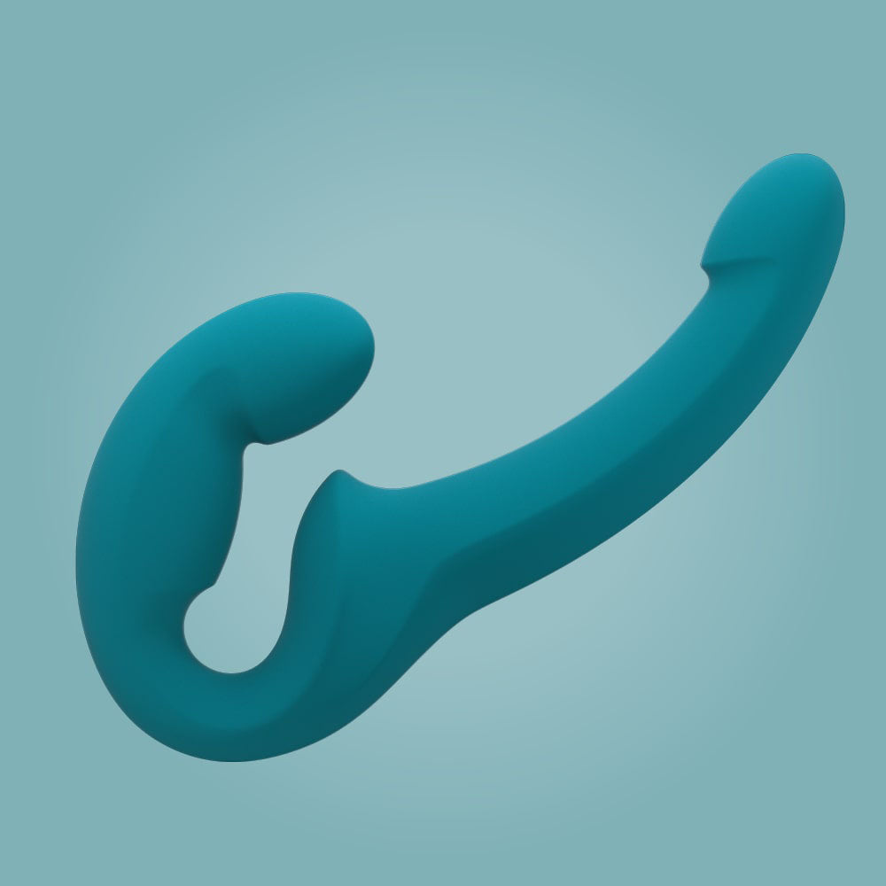 Fun Factory SHARE LITE deep sea blue - Blue 30 cm Strapless Strap-On - Just for you desires