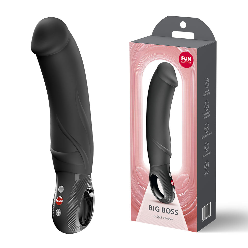 Fun Factory BIG BOSS  -  22.9 cm USB-C Rechargeable Vibrator - Just for you desires