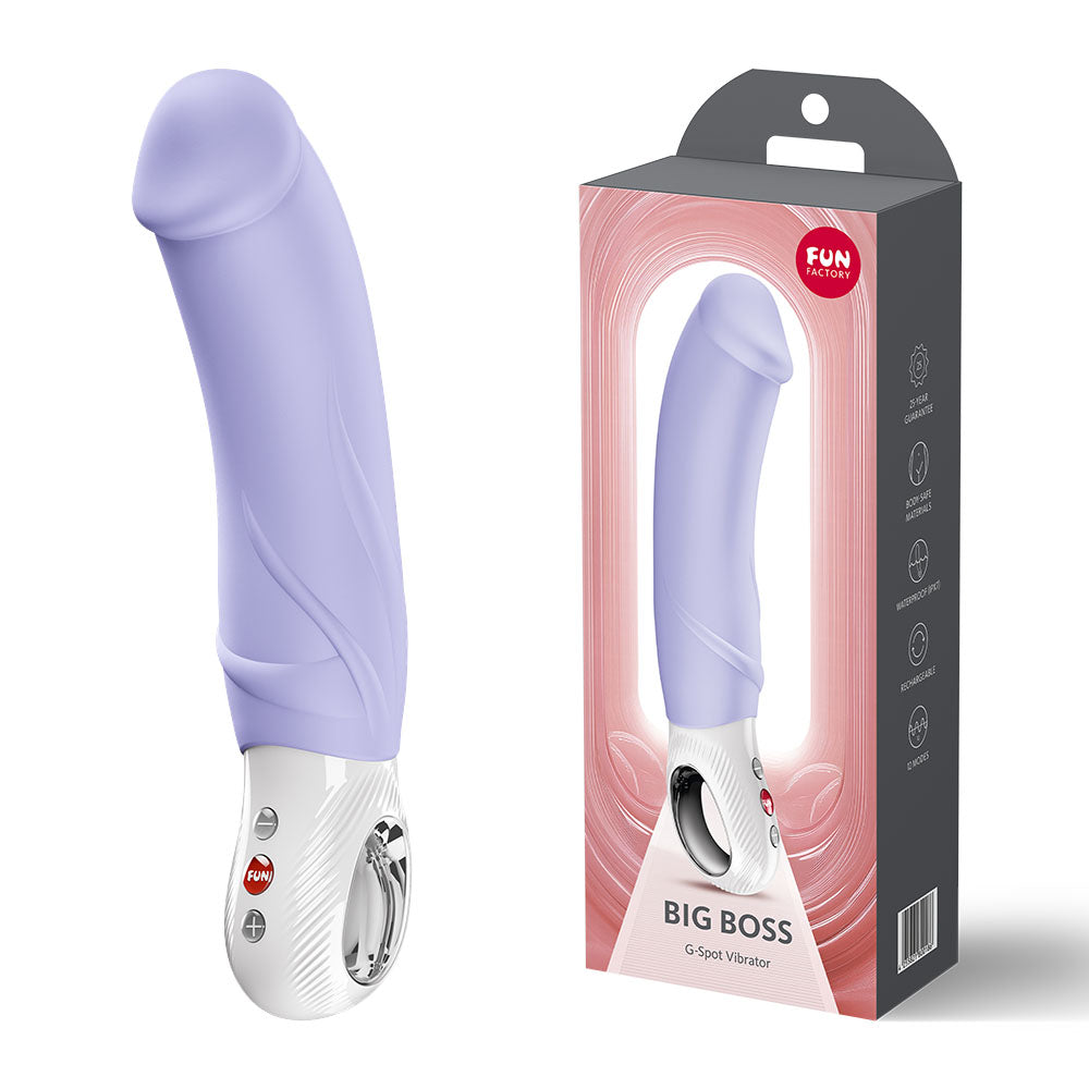 Fun Factory BIG BOSS  -  22.9 cm USB-C Rechargeable Vibrator - Just for you desires