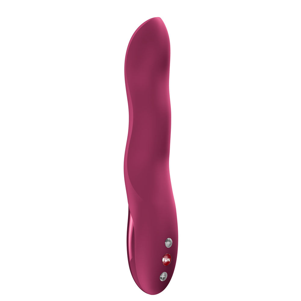 Fun Factory STRONIC WAVE Wine  - Wine  USB-C Rechargeable Thrusting Vibrator - Just for you desires